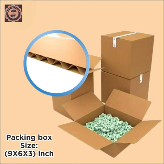 Box Brother 3 Ply box Brown Corrugated Packing box Size: 9x6x3 Length 9 inch Width 6 inch Height 3 inch Shipping box Courier Box